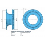 03.088.34.10 BPW 030883410 Диск тормозной