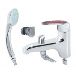 Смеситель для ванны и раковины KARAT Красный (картридж d 40) Варион (9770823)  российская сантехника