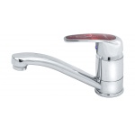 Смеситель д/кухни с коротким изливом KARAT Красный (картридж d40) Варион (9346823)  российская сантехника